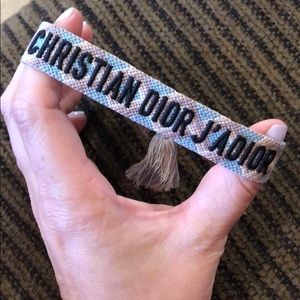 Christian Dior J’adior woven bracelet